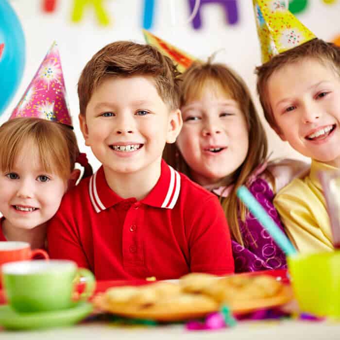 Martial Arts Birthday Party for Kids in __CITY__ __STATE__ - Birthday Kids Smiling