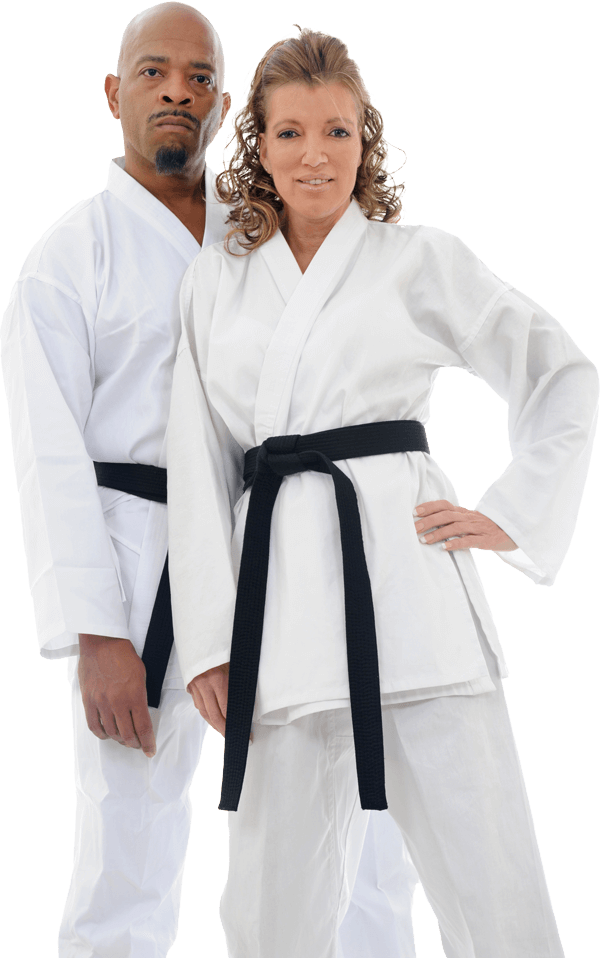 Martial Arts man and woman