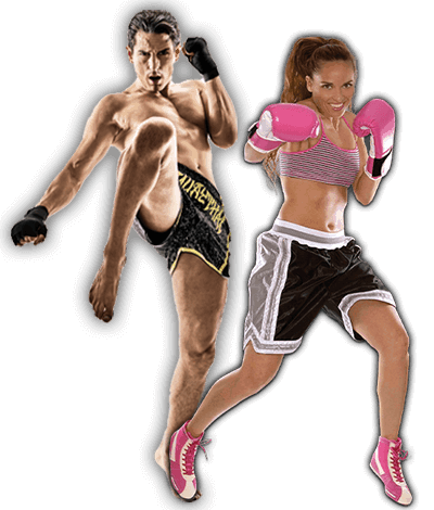 Fitness Kickboxing Lessons for Adults in __CITY__ __STATE__ - Kickboxing Men and Women Banner Page